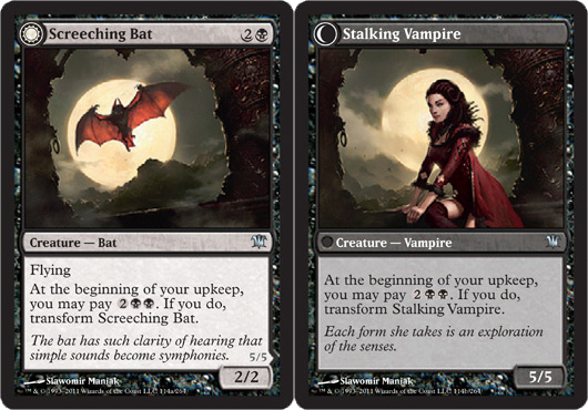 Screeching Bat // Stalking Vampire | Innistrad