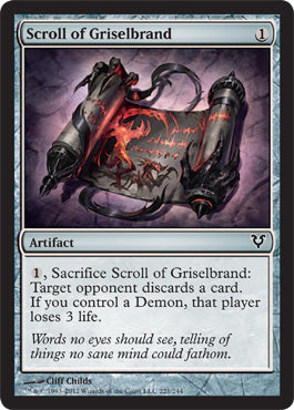 Scroll of Griselbrand - Foil | Avacyn Restored