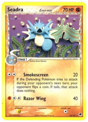 Seadra (Delta Species) - 22/101 - Rare | EX Dragon Frontiers