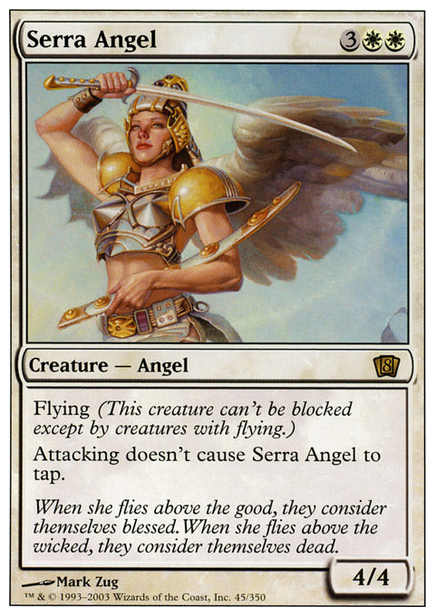Serra Angel - Foil | 8th Edition