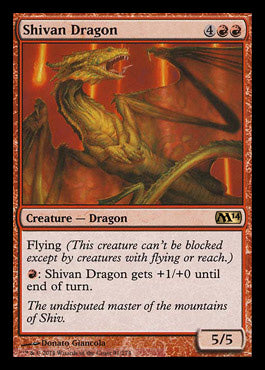 Shivan Dragon - Foil | Magic 2014
