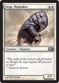 Siege Mastodon - Foil | Magic 2011