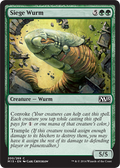 Siege Wurm - Foil | Magic 2015
