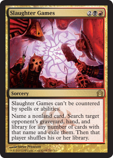 Slaughter Games - Foil | Return to Ravnica