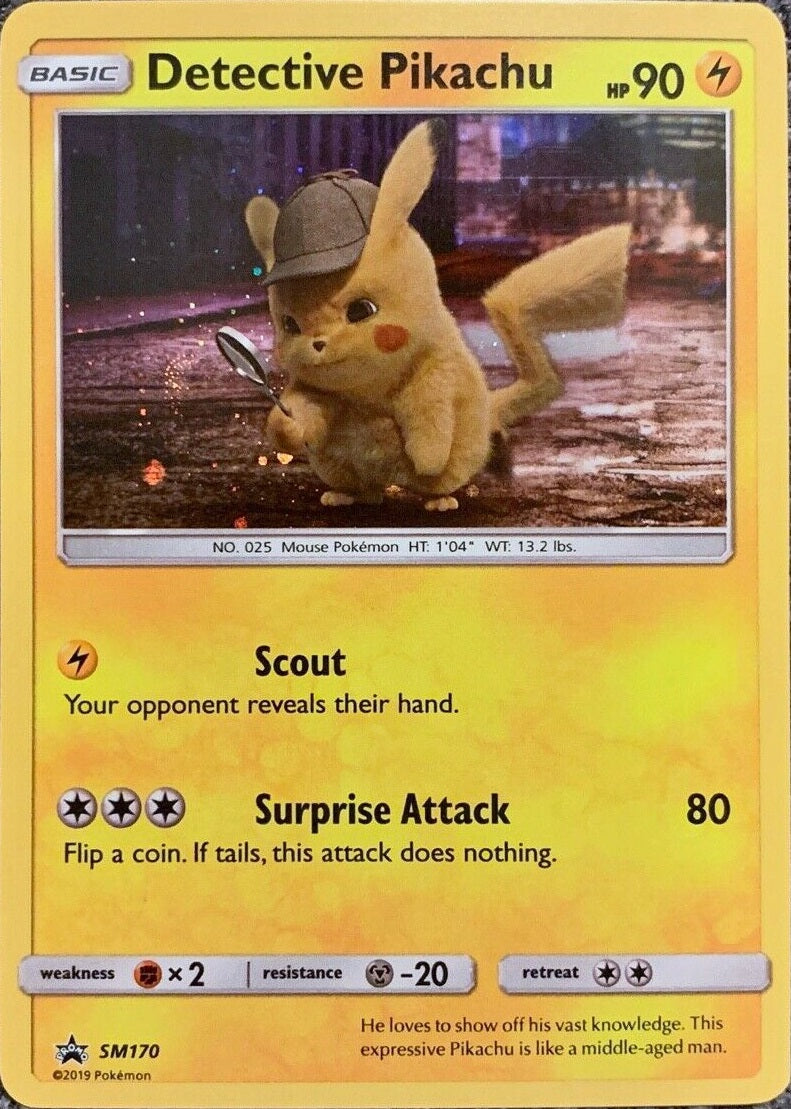 Detective Pikachu - SM170 | SM Black Star Promos
