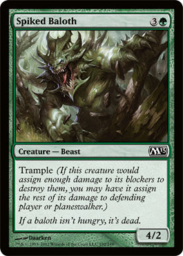 Spiked Baloth - Foil | Magic 2013
