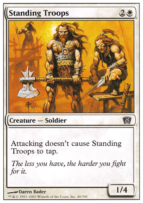 Standing Troops - Foil | 8th Edition