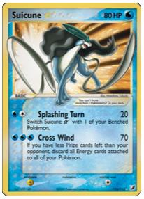 Suicune â˜† - 115/115 - Shiny Rare Holo | EX Unseen Forces