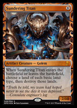 Sundering Titan - Foil | Masterpiece Series: Kaladesh Inventions