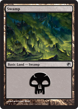 Swamp (241) - Foil | Scars of Mirrodin
