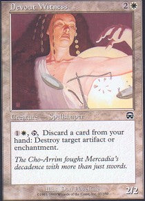 Devout Witness - Foil | Mercadian Masques