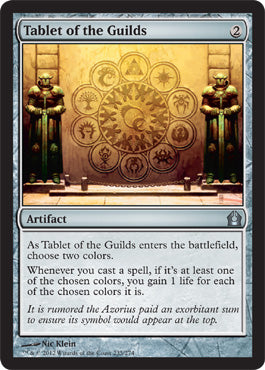 Tablet of the Guilds | Return to Ravnica