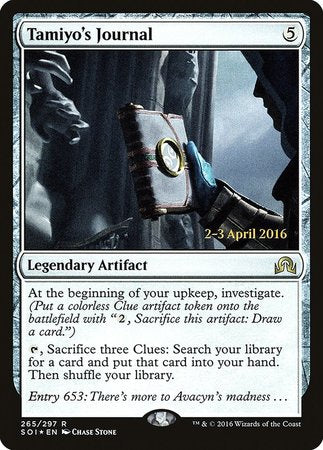Tamiyo's Journal (Entry 653) - Foil | Pre-Release Promos