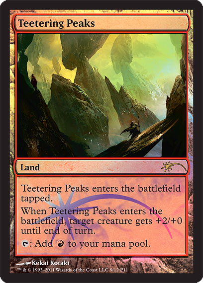 Teetering Peaks - Foil FNM 2011 | FNM Promos