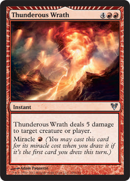 Thunderous Wrath - Foil | Avacyn Restored