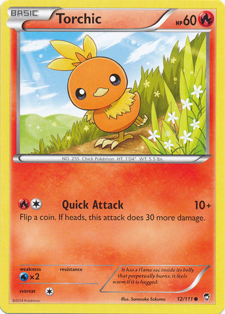 Torchic - 12/111 - Common | XY - Furious Fists