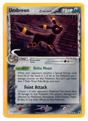 Umbreon (Delta) - 17/113 - Holo Rare - Reverse | EX Delta Species
