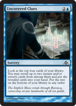Uncovered Clues - Foil | Dragon's Maze