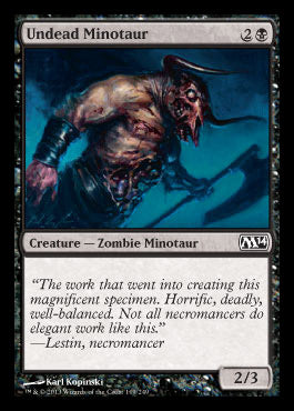 Undead Minotaur - Foil | Magic 2014