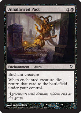 Unhallowed Pact | Avacyn Restored