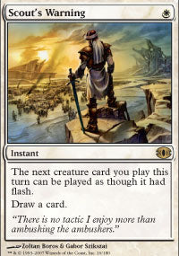 Scout's Warning - Foil | Future Sight
