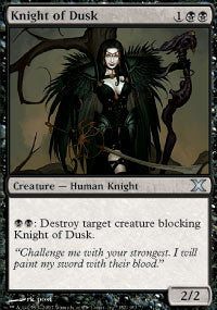 Knight of Dusk - Foil | 10th Edition