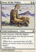 Favor of the Mighty - Foil | Lorwyn