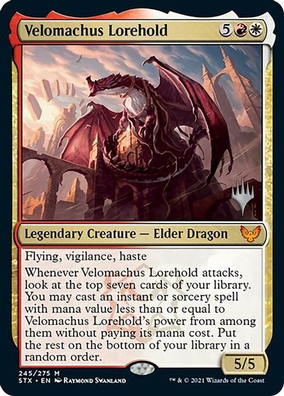 Velomachus Lorehold - Foil - Promo Pack | Promo Pack: Strixhaven