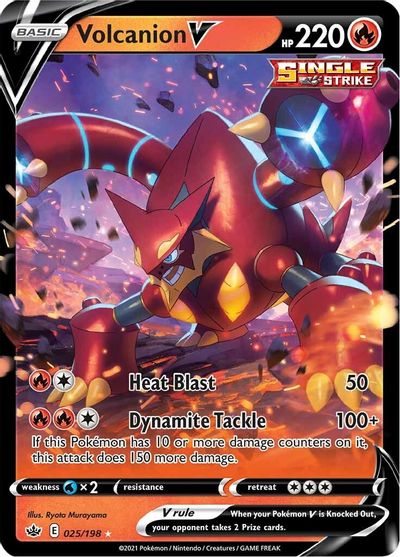 Volcanion V - 025/198 - Ultra Rare | SWSH - Chilling Reign
