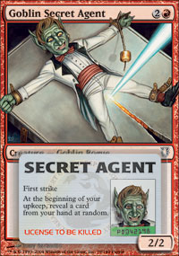 Goblin Secret Agent - Foil | Unhinged