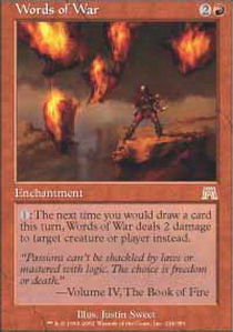 Words of War - Foil | Onslaught