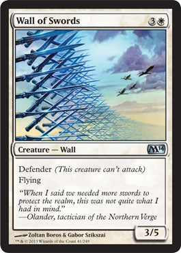 Wall of Swords - Foil | Magic 2014