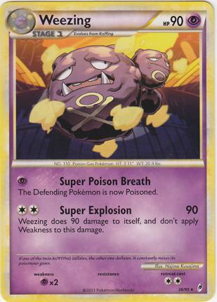 Weezing - 38/95 - Rare - Reverse Holo | Call of Legends