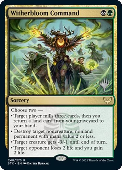 Witherbloom Command - Foil - Promo Pack | Promo Pack: Strixhaven
