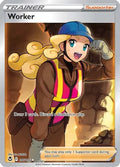 Worker (Full Art) - 195/195 - Ultra Rare | SWSH - Silver Tempest