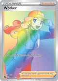 Worker - 209/195 - Secret Rare | SWSH - Silver Tempest