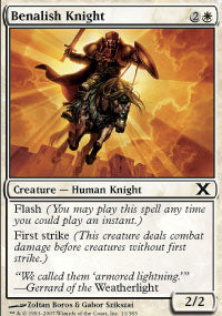 Benalish Knight | 10th Edition