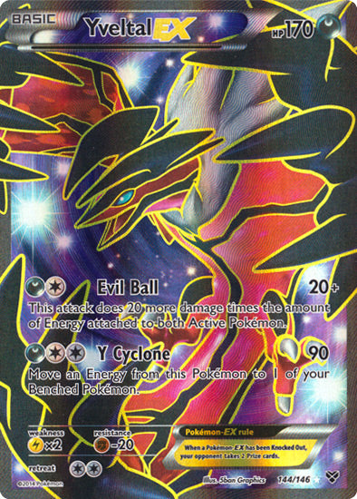 Yveltal-EX - 144/146 - Full Art Ultra Rare | XY - Base Set