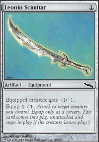 Leonin Scimitar - Foil | Mirrodin