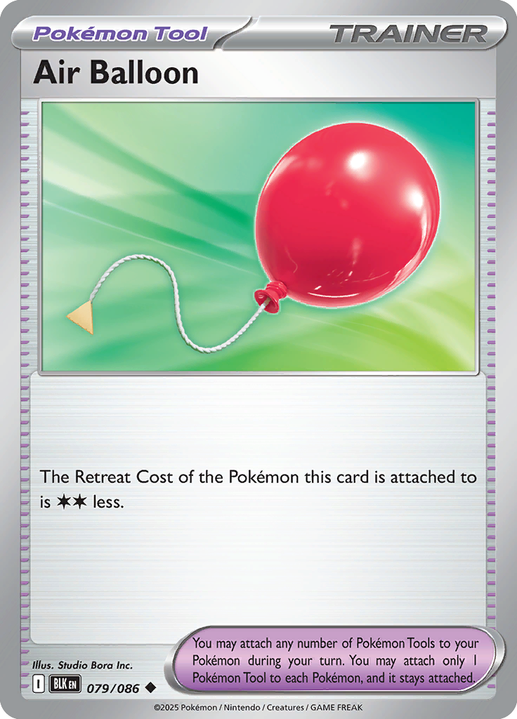 Air Balloon - 079/086 - Reverse Holo | SV - Black Bolt