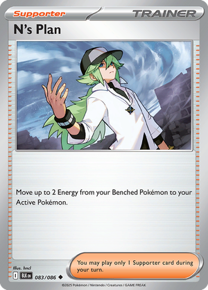 N's Plan - 083/086 - Reverse Holo | SV - Black Bolt