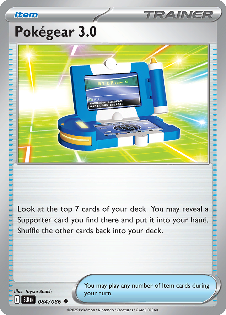 Pokegear 3.0 - 084/086 - Reverse Holo | SV - Black Bolt