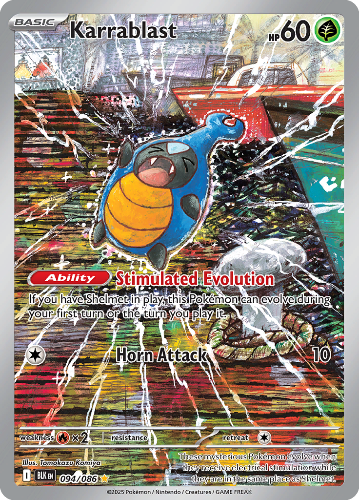 Karrablast - 094/086 - Illustration | SV - Black Bolt