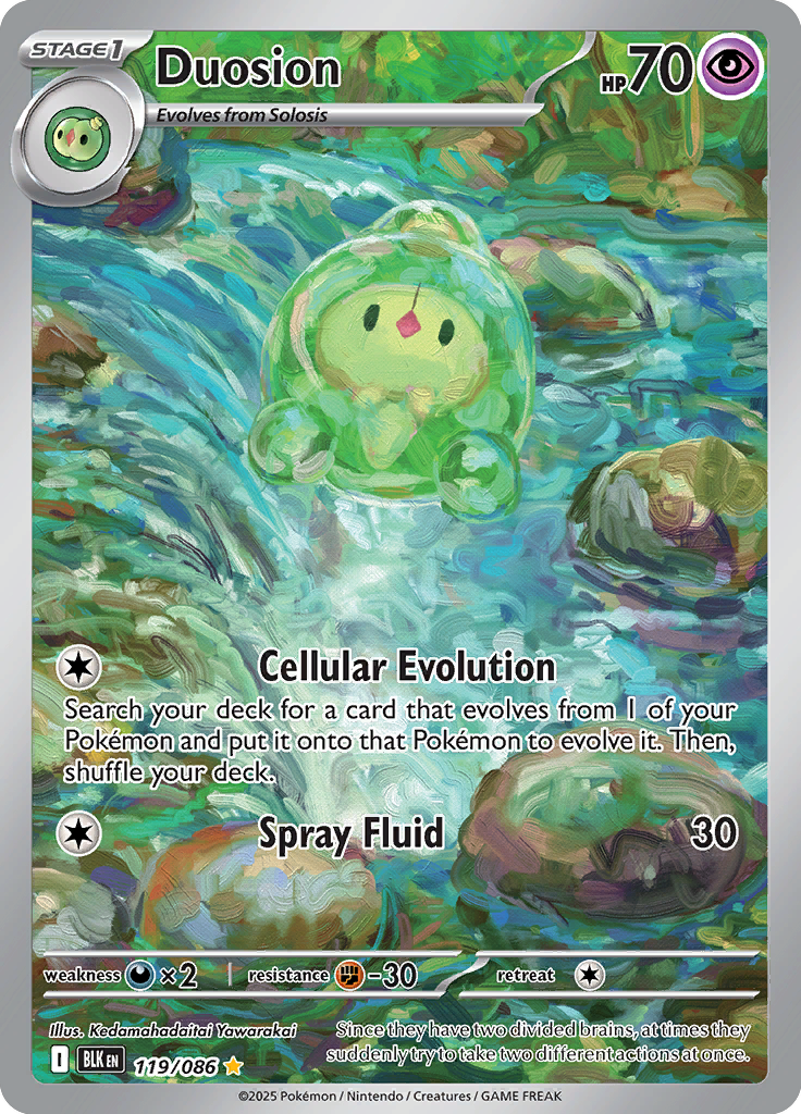 Duosion - 119/086 - Illustration Rare | SV - Black Bolt